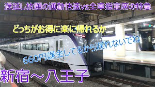 特急かいじ47号　新宿～八王子　側面車窓