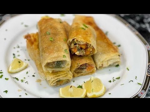 Recette de bricks viande hachée légumes 🌶️ Simple et délicieux !