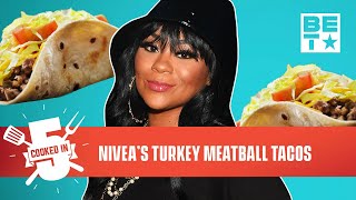 Nivea Chefs Up An Easy Turkey Meatball Taco Meal | Cooked In 5