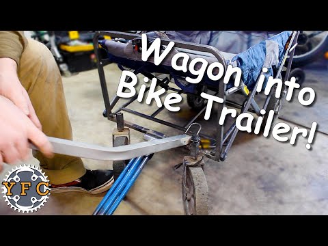 Making a Wagon Into a Bike Trailer