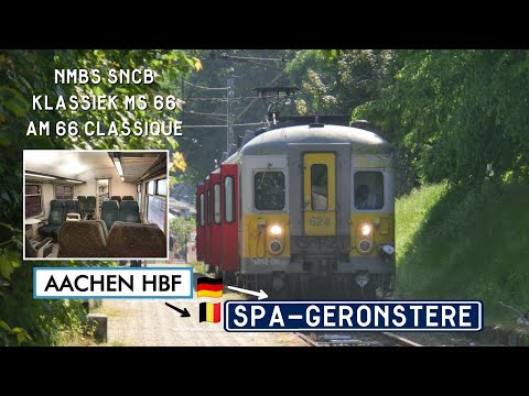 NMBS SNCB/AM MS 66 CLASSIQUE KLASSIEK/ Trip Aachen Hbf ➡️ Spa-Geronstère 🚉 624 (1. Class)