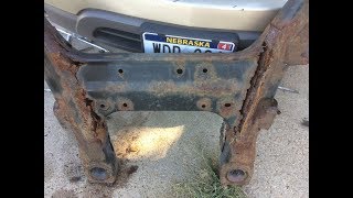Replacing a subframe engine cradle on 2004 - 2006 Chrysler Pacifica 2WD 3.5L