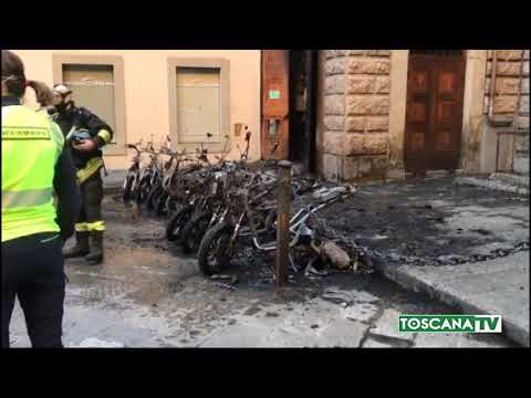 2020-09-27 FIRENZE - ROGO DOLOSO CENTRO, 2 MINORI DENUNCIATI