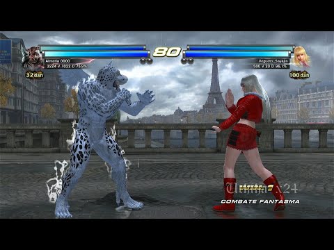 200 Lili RED y Alisa W Vs King y Armor King - Tekken Tag 2 ( Uchiha x24 ) GamePlay PS3 Cut