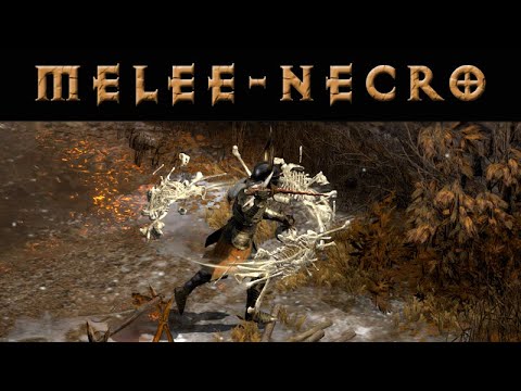 OP Melee Necromancer - Extremely Cheap to Play! [Diablo 2 Resurrected Character Guide]