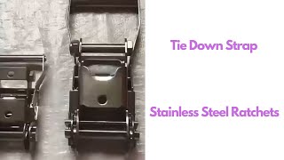 Tie Down Strap Stainless Steel Ratchets