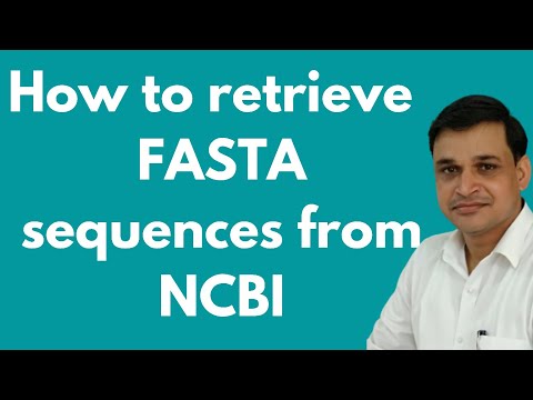 Retrieval of FASTA sequences from NCBI | Database searching