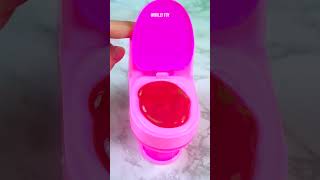 Satisfying With Unboxing &amp; Review Miniature Toilet Slime Set Video l ASMR Videos