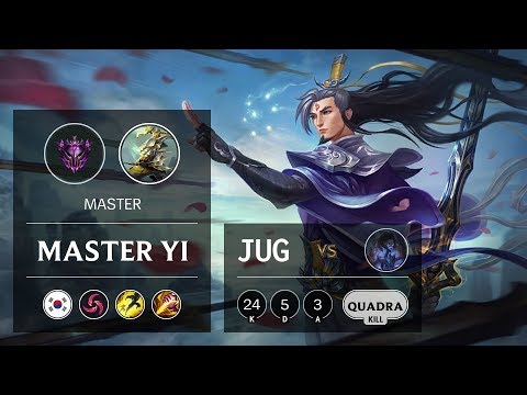 Master Yi Jungle vs Sylas - KR Master Patch 9.13