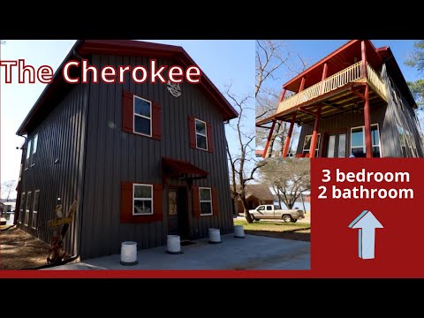 Barndominium Tour - 3 BR - 2 BA -1800 sq ft  Cottage  (The Cherokee)