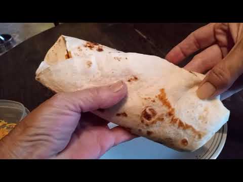 Beef and Bean Burritos. Quick, easy, delicious!