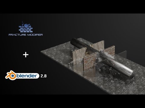 Fracture Modifier | #5 FM in Blender 2.8 (eevee, workaround)