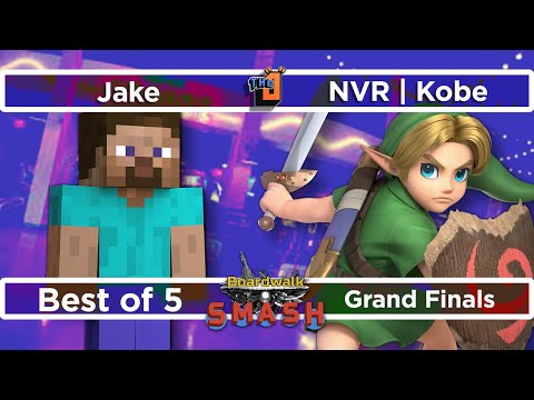 NVR | Kobe (Young Link) vs Jake (Steve) Grand Finals  - Boardwalk Smash #35 - SSBU