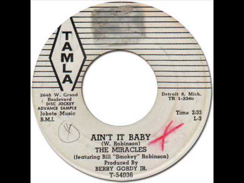 THE MIRACLES - Ain't It Baby [Tamla 54036] 1961