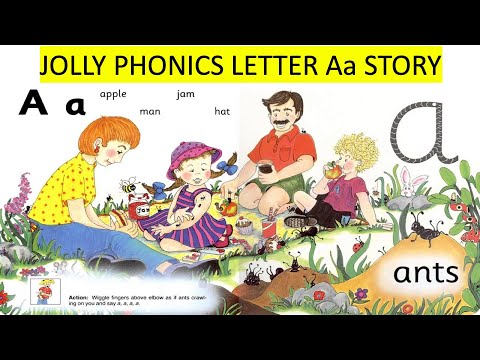 Jolly Phonics Letter Aa Story with Sound and Some Vocabulary