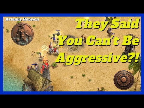 This map is an AGGRO MAP! | Skady (Loki) vs Matreiuss (Poseidon) Game 1/3 #aom #ageofempires