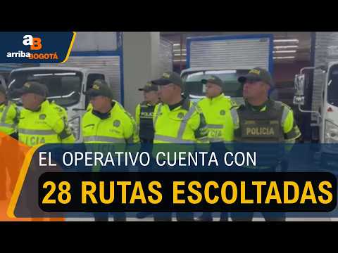 Bajo fuerte operativo policial inició traslado de material electoral a Cundinamarca | CityTv