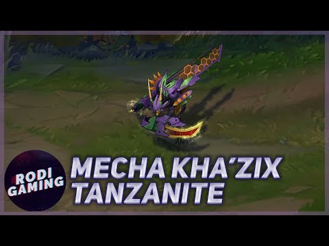 MECHA KHA'ZIX CHROMA TANZANITE SKIN CHROMA - PREVIEW IN ITALIANO - LEAGUE OF LEGENDS ITA