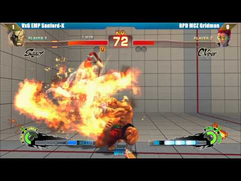 SSF4 AE2012 Top 8 VxG EMP Santhrax vs RPD MCZ Gridman - GUTS2 Tournament