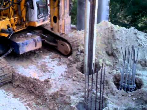 Bauer bg 18- drilling rig