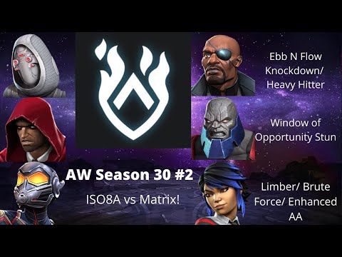 Using Hood in war! AW Season 30 #2. ISO8A vs Matrix!