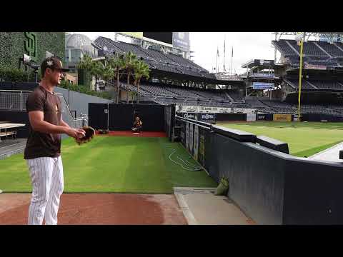 今オフ2度目のブルペン投球@PetcoPark