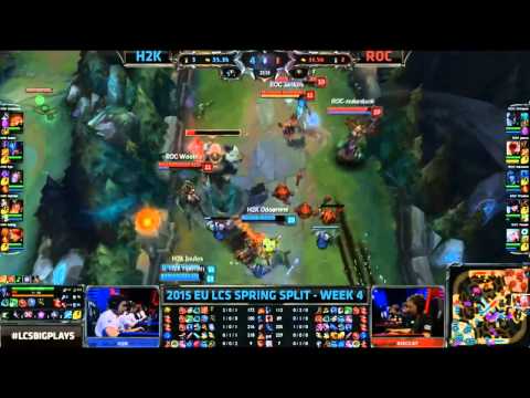H2K Gaming vs ROCCAT - HIGHLIGHTS - EU LCS Spring 2015 - W4D2 - Season 2015 - League of Legends