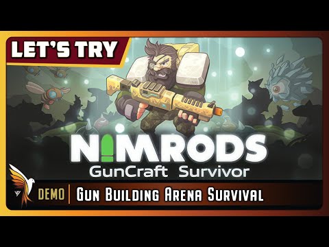 NIMRODS: GunCraft Survivor |  Lets Try | - GamePlay | DEMO - Craft Your Own Gun - Arena Survival