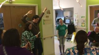 Molly McBride Rings the Chemo Bell