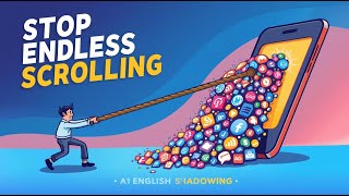 Reclaiming Focus from the Infinite Scroll | A1 English Shadowing