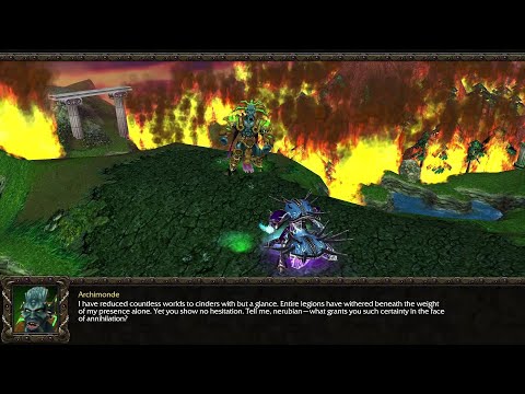 Anub'arak defies Archimonde