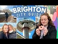BRIGHTON TRAVEL VLOG 🎡 exploring the lanes, brighton pier, best food & i360 • city guide tour AD