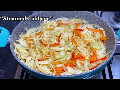 Jamaican Steamed Cabbage || Jamaican Stir fry Cabbage  || TERRI-ANN’S KITCHEN