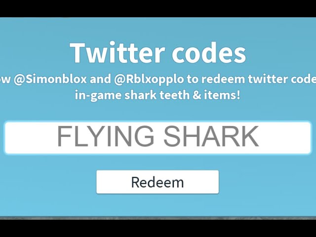 Roblox SharkBite codes for December 2022: Free Shark Teeth