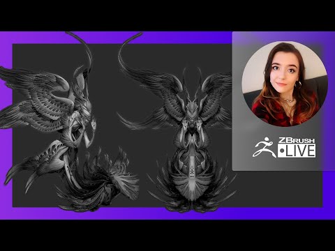 Creature & Character Concept Sculpting - Ashley A. Adams "A_Cubed" - ZBrush 2021.6