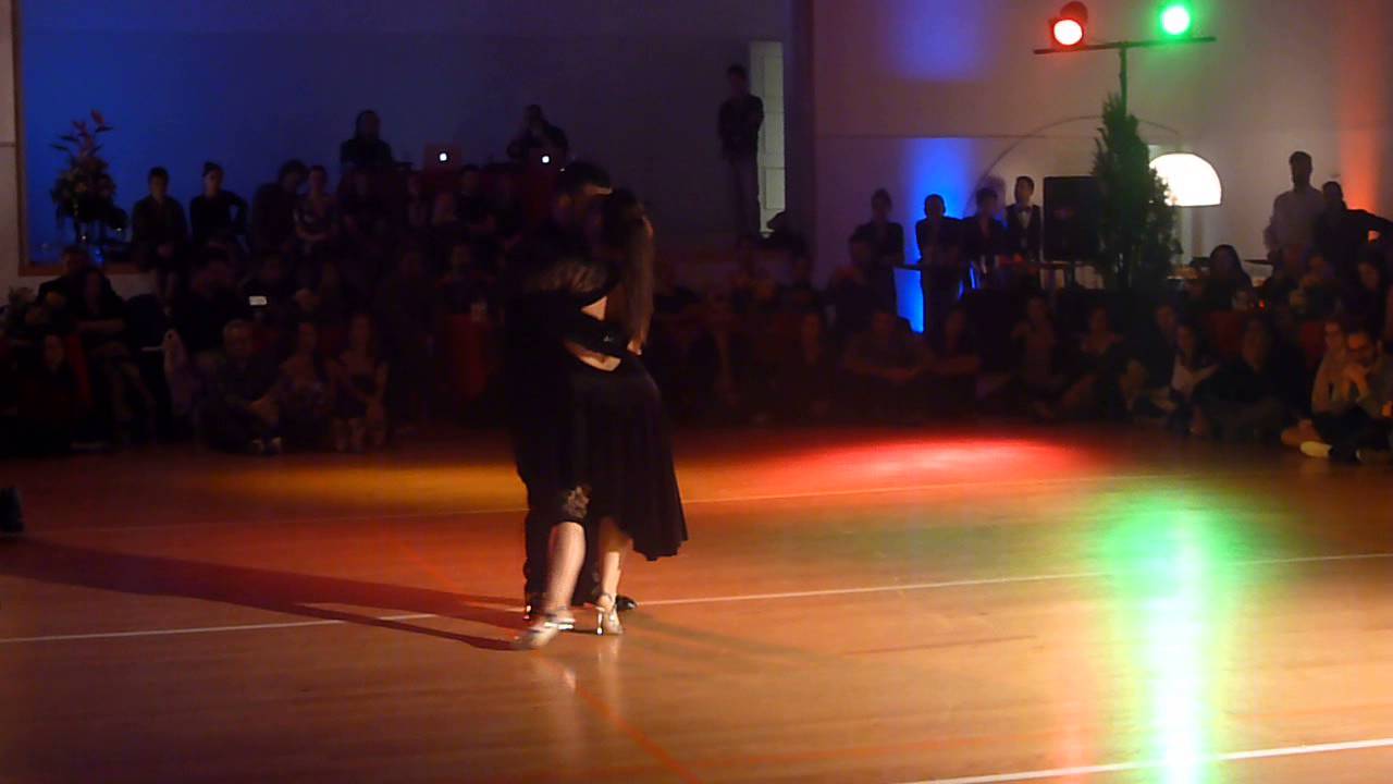 Isabel Costa e Nelson Pinto, na Milonga "All Aboard"
