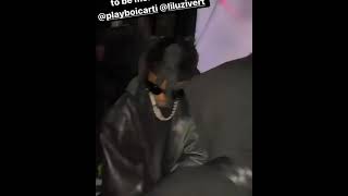 playboi carti with lil uzi vert yesterday at the rollingloud 2021 New York