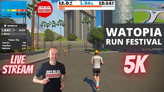 LIVE STREAM | Watopia Run Festival 5K Race