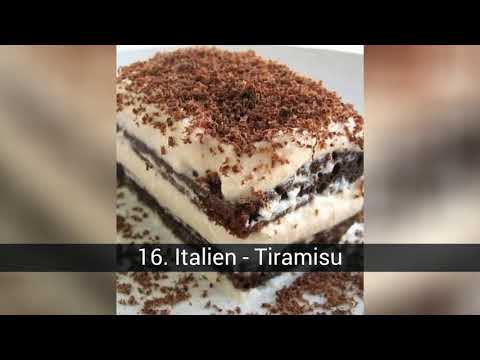 Die typischen Gerichte der Länder Europas