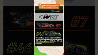 Keren! Logo Brand Indonesia Mejeng di Mobil Valentino Rossi dan Sean Gelael, Intip Penampakannya