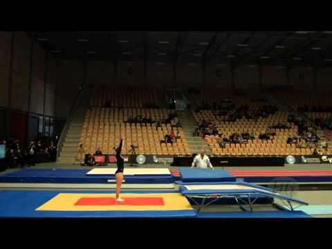 DIBB Bronwyn (NZL) - 2015 Trampoline Worlds - Qualification Double Mini Routine 1