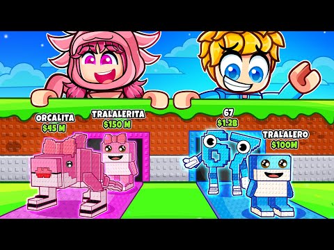 NUR JUNGS vs NUR MÄDCHEN Brainrots in Steal a Brainrot!