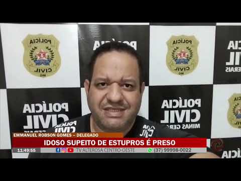 Iguatama: Idoso é preso por crimes de estupro