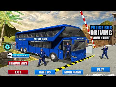 Police Bus Driving Sim OFFROAD Transport Duty - Android GamePlay 3D