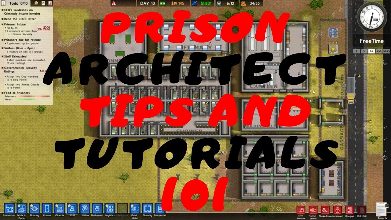 Prison Architect Tutorial - Prison Architect Tips - 101