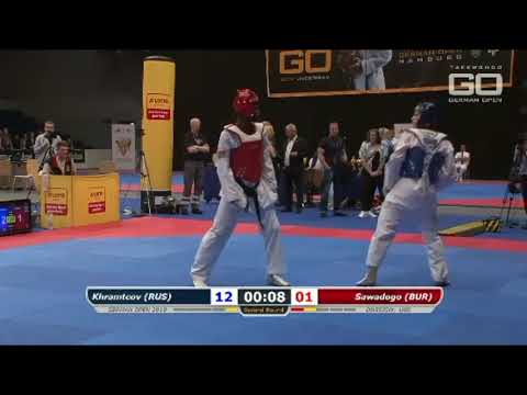 Taekwondo German Open 2019 - Максим Храмцов - Финальный бой