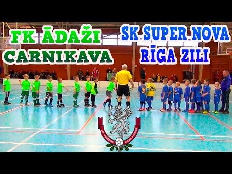 FK Ādaži Carnikava - SK Super Nova Rīga zili 18.12.2016 LFF Limbaži, 2009.gada zēni