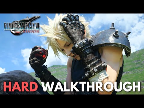 Final Fantasy 7 (VII) Rebirth - Full Game HARD Mode Difficulty Guide Walkthrough - No Commentary