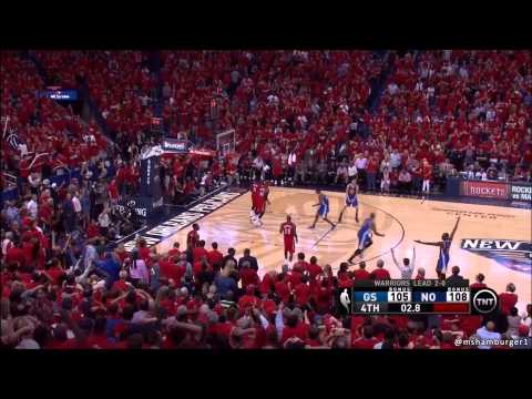 Steph Curry hits game tying shot against New Orleans to force OT 4-23-15