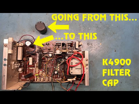 19" K4900 Arcade Monitor Repair - Replacing The Filter Cap